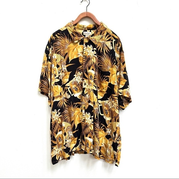 Panama Jack Hawaiian Tropical Beer Parrot Shirt, Size 3X - Picture 2 of 10